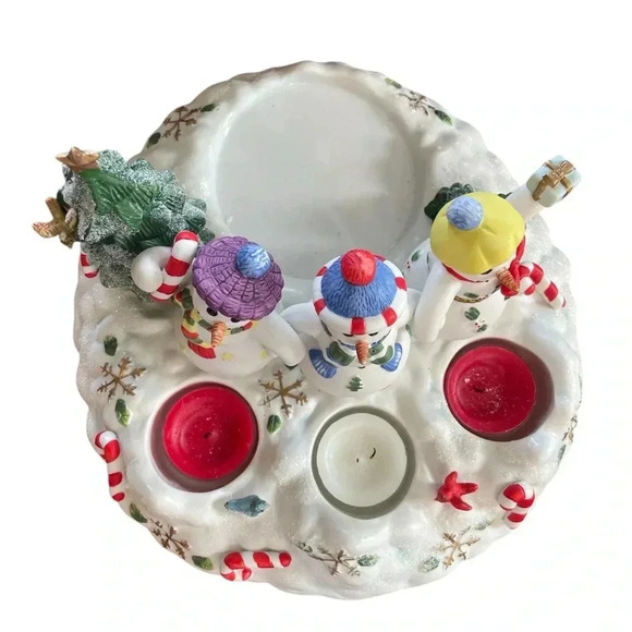 Partylite Christmas Snowbell Tea Light Pillar Holder P7650 Great Gift! - Picture 5 of 5